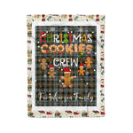 Products Personalized Gift Tartan Plaid Blanket Clan Farquharson Weathered With Christmas Cookie Baking Crew Christmas Gift Blanket, Plaid Blanket, Christmas Fleece Blanket, Christmas Blanket, Tartan Blanket, Scottish Blanket, Scotland Blanket, Family Name Blanket, Custom Blanket, Personalized Blanket