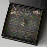 To My Beautiful Soulmate Necklace In Your Eyes I Have Found My Home Clan Hall Tartan Crown Pendant Necklace