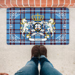 Doormat - Welcome Mat Scottish Elliot Ancient Tartan Door Mat, Plaid Doormat