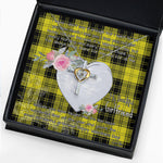 Gift For My Beautiful Girlfriend Necklace Valentine Necklace Clan MacLachlan Dress Tartan Cross Dancing Necklace Scottish Tartan Jewelry