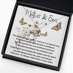 Cross Dancing Necklace - Mom Necklace, Mother and Son Gift, Gift For Mom From Son, Sentimental Gifts For Mom From Son,  Mother's Day Necklace