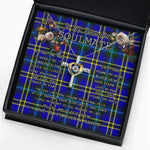 To My Beautiful Soulmate Necklace In Your Eyes I Have Found My Home Clan Weir Tartan Cross Dancing Necklace