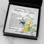 Opal Turtle Necklace - Mother-In-Law Necklace, Thank You To Mother-In-Law Necklace Gift