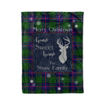 Scotstee Shop Tartan Plaid Christmas Fleece Blankets Clan Shaw Modern Plaid Blanket