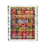 Personalized Gift Tartan Plaid Blanket Clan Ogilvie Of Airlie Ancient With Christmas Cookie Baking Crew Christmas Gift Blanket, Plaid Blanket, Christmas Fleece Blanket, Christmas Blanket, Tartan Blanket, Scottish Blanket, Scotland Blanket, Family Name Blanket, Custom Blanket, Personalized Blanket