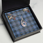 To My Beautiful Soulmate Necklace In Your Eyes I Have Found My Home Clan MacNeill Of Barra Blue Tartan Rising Phoenix Necklace