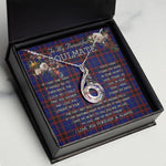 To My Beautiful Soulmate Necklace In Your Eyes I Have Found My Home Clan Wedderburn Tartan Rising Phoenix Necklace