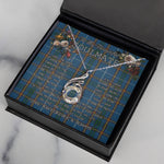 To My Beautiful Soulmate Necklace In Your Eyes I Have Found My Home Clan Bairn Tartan Rising Phoenix Necklace