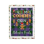 Products Personalized Gift Tartan Plaid Blanket Clan Elphinstone With Christmas Cookie Baking Crew Christmas Gift Blanket, Plaid Blanket, Christmas Fleece Blanket, Christmas Blanket, Tartan Blanket, Scottish Blanket, Scotland Blanket, Family Name Blanket, Custom Blanket, Personalized Blanket