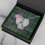 Rising Phoenix Necklace - Valentine Necklace Clan Tait Tartan Gift for Girlfriend, Gift for My Wife Rising Phoenix Necklace