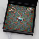 Sea Turtle Necklace To My Beautiful Soulmate Necklace In Your Eyes I Have Found My Home Clan Bisset Tartan Blue Turtle Necklace