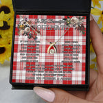 To My Beautiful Soulmate Necklace In Your Eyes I Have Found My Home Clan Maxwell Plaid Tartan Wishbone Dancing Necklace