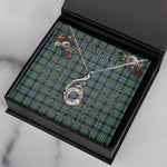 To My Beautiful Soulmate Necklace In Your Eyes I Have Found My Home Clan Melville Hunting Tartan Rising Phoenix Necklace