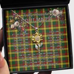 To My Beautiful Soulmate Sunflower Necklace In Your Eyes I Have Found My Home Clan MacMillan  Tartan Jewelry For Girlfriend