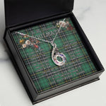 To My Beautiful Soulmate Necklace In Your Eyes I Have Found My Home Clan MacAlpine Tartan Rising Phoenix Necklace