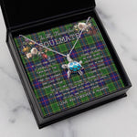 Sea Turtle Necklace To My Beautiful Soulmate Necklace In Your Eyes I Have Found My Home Clan Forsyth Tartan Blue Turtle Necklace