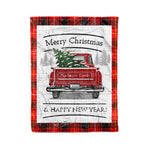 Tartan Blanket Vintage Red Truck with Christmas Tree Family Scottish Clan MacIntyre Modern plaid blanket, red plaid blanket, buffalo plaid blanket, green plaid blanket, plaid fleece blanket, blue plaid blanket, red tartan blanket, tartan plaid blanket, black and white plaid blanket, , christmas plaid blanket, orange plaid blanket, tartan plaid throw blanket, pink plaid blanket, brown plaid blanket, buffalo check blanket