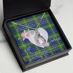 Rising Phoenix Necklace - Valentine Necklace Clan MaiTland Tartan Gift for Girlfriend, Gift for My Wife Rising Phoenix Necklace
