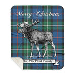 Scotstee Shop Plaid Tartan Blanket With Moose Clan MacPhail Plaid Blanket, plaid blanket australia,plaid blanket canada,plaid christmas blanket,plaid fleece sherpa blanket,plaid sherpa blanket canada,plaid sherpa blanket lipstick,plaid sherpa blanket pink,plaid sherpa blanket queen