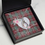 Rising Phoenix Necklace - Valentine Necklace Clan Crawford Tartan Gift for Girlfriend, Gift for My Wife Rising Phoenix Necklace