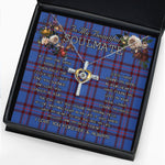 To My Beautiful Soulmate Necklace In Your Eyes I Have Found My Home Clan Elliot Tartan Cross Dancing Necklace