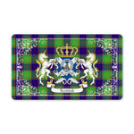 Doormat - Welcome Mat Scottish Dalrymple Clan Badge Tartan Door Mat, Plaid Doormat