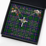 To My Beautiful Soulmate Necklace In Your Eyes I Have Found My Home Clan Carmichael Modern Tartan Cross Dancing Necklace