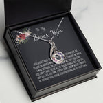 To My Bonus Mom Necklace, Thank You For Everything Mother's Day Gift For Mom, Mother's Day Phoenix Rising Necklace