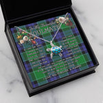 Sea Turtle Necklace To My Beautiful Soulmate Necklace In Your Eyes I Have Found My Home Clan Monteith Tartan Blue Turtle Necklace