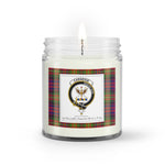 Soy Wax Candle - Buffalo Plaid Candle Clan Crest Badge Carnegie Modern Tartan Plaid Soy Wax Candle, oil candle, candle handmade, wax candle, soy wax, nature wax, natural soy wax, natural soy candles, natural candle