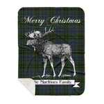 Scotstee Shop Plaid Tartan Blanket With Moose Clan MacInnes Plaid Blanket, plaid blanket australia,plaid blanket canada,plaid christmas blanket,plaid fleece sherpa blanket,plaid sherpa blanket canada,plaid sherpa blanket lipstick,plaid sherpa blanket pink,plaid sherpa blanket queen