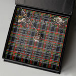 To My Beautiful Soulmate Necklace In Your Eyes I Have Found My Home Clan Fulton Tartan Crown Pendant Necklace