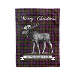 Tartan Blanket With Moose Clan MacDonald Modern Plaid Blanket Tartan Plaid Fleece Blanket, Christmas Blanket, tartan blanket, plaid blanket, red plaid blanket, buffalo plaid blanket, green plaid blanket, plaid fleece blanket, blue plaid blanket, red tartan blanket, tartan plaid blanket, black and white plaid blanket, christmas plaid blanket, orange plaid blanket, tartan plaid throw blanket, pink plaid blanket, brown plaid blanket, buffalo check blanket