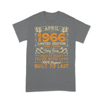 Vintage 55th Birthday April 1966 Shirt 55 Years Old Gift Birthday Shirt - Scotstee Shop