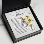 Rising Phoenix Necklace - Mom Necklace Gift - To My Mom - You Mean The World For All You Do Mother's Day Necklace