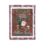 Personalized Gift Tartan Plaid Blanket Clan Matheson Ancient With Funny Santa Snowman Reindeer Merry Christmas Fleece Blanket, Home Living Room, Plaid Blanket, Tartan Blanket, Scottish Blanket, Buffalo fleece blanket, Christmas Blanket