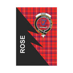 Scotstee Shop Rose Tartan Garden Flag - Flash Style