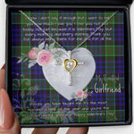 Gift For My Beautiful Girlfriend Necklace Valentine Necklace Clan Newman Tartan Cross Dancing Necklace Scottish Tartan Jewelry