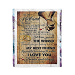 Scotstee Shop - Personalized Gift Letter To My Husband Always Love You Forever Fleece Blanket