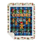 Personalized Gift Tartan Plaid Blanket Clan Guthrie Ancient With Christmas Cookie Baking Crew Christmas Gift Sherpa Blanket, tartan sherpa blanket,buffalo plaid sherpa blanket,christmas sherpa blanket,Christmas Throw Blanket,green plaid sherpa blanket,green sherpa blanket