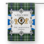 Blyth Tweeside District Tartan Garden Flag - Tartan Flag Clan Badge Scottish Tartan House Flag - Scotstee Shop