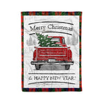 Tartan Blanket Vintage Red Truck with Christmas Tree Family Scottish Clan MacNaughton plaid blanket, red plaid blanket, buffalo plaid blanket, green plaid blanket, plaid fleece blanket, blue plaid blanket, red tartan blanket, tartan plaid blanket, black and white plaid blanket, , christmas plaid blanket, orange plaid blanket, tartan plaid throw blanket, pink plaid blanket, brown plaid blanket, buffalo check blanket