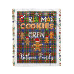 Personalized Gift Tartan Plaid Blanket Clan Bethune With Christmas Cookie Baking Crew Christmas Gift Blanket, Plaid Blanket, Christmas Fleece Blanket, Christmas Blanket, Tartan Blanket, Scottish Blanket, Scotland Blanket, Family Name Blanket, Custom Blanket, Personalized Blanket