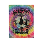 Scotstee Shop - Scotstee Shop Blanket Attack from Saturnus - Funny Alien Tie Dye Hippie Fleece Blanket