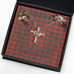 To My Beautiful Soulmate Necklace In Your Eyes I Have Found My Home Clan Sinclair Ancient Tartan Cross Dancing Necklace