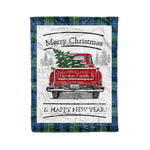 Tartan Blanket Vintage Red Truck with Christmas Tree Family Scottish Clan Gordon Ancient plaid blanket, red plaid blanket, buffalo plaid blanket, green plaid blanket, plaid fleece blanket, blue plaid blanket, red tartan blanket, tartan plaid blanket, black and white plaid blanket, , christmas plaid blanket, orange plaid blanket, tartan plaid throw blanket, pink plaid blanket, brown plaid blanket, buffalo check blanket
