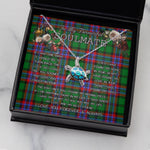 Sea Turtle Necklace To My Beautiful Soulmate Necklace In Your Eyes I Have Found My Home Clan McGeachie Tartan Blue Turtle Necklace