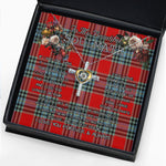 To My Beautiful Soulmate Necklace In Your Eyes I Have Found My Home Clan MacLeay Tartan Cross Dancing Necklace