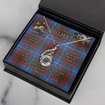 To My Beautiful Soulmate Necklace In Your Eyes I Have Found My Home Clan Newton Tartan Rising Phoenix Necklace