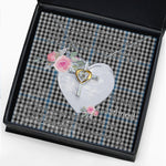 Gift For My Beautiful Girlfriend Necklace Valentine Necklace Clan Gladstone Tartan Cross Dancing Necklace Scottish Tartan Jewelry